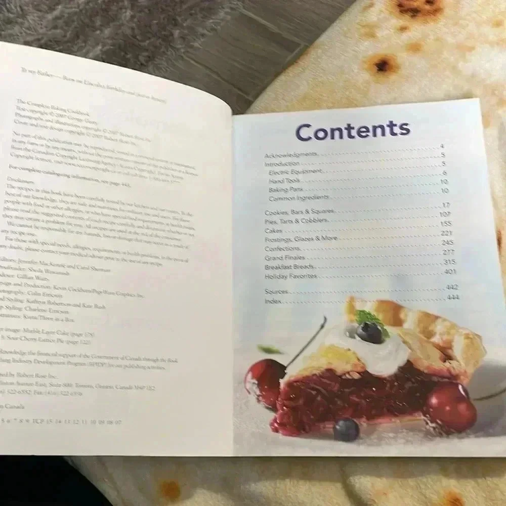 The complete baking cookbook 350 recipes cookies,cakes,muffins,pies